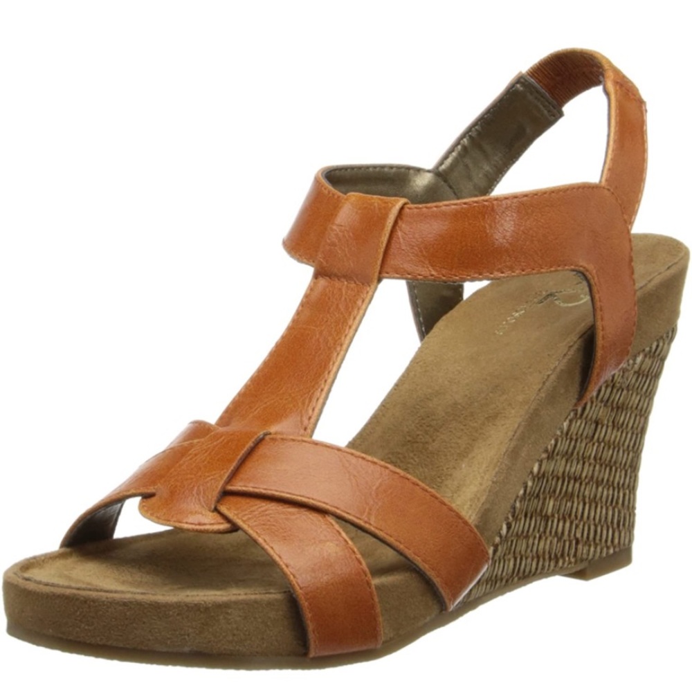 A2 by Aerosoles | T-Strap Raffia Woven WedgeSandal